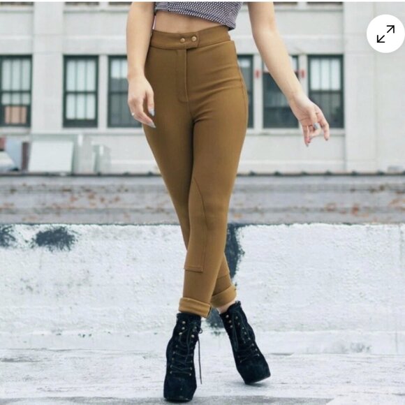 👖Vintage American Apparel Classic Riding Olive Green Pants Size Medium - Picture 1 of 11